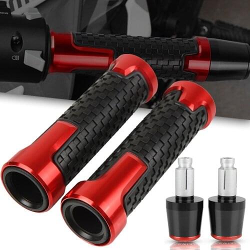 For HONDA CB125F CB500 CB599 CB600F CB600 CBF1000 CB1100 CB400 CB919 CBF1000 HORNET CNC Motorcycle Handlebar Grips end 7/8" 22MM