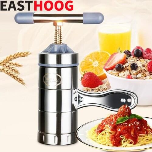 Stainless Steel Manual Noodle Maker Press Pasta Machine Crank Cutter Fruits Juicer Cookware Making Spaghetti Kitchen Tools