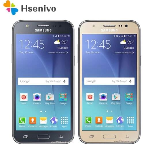 Original J5 unlocked Samsung Galaxy J5 J500F J500H 8GB ROM 1.5GB RAM 1080P 13.0MP Camera 5.0 inch LTE Refurbished Mobile phone