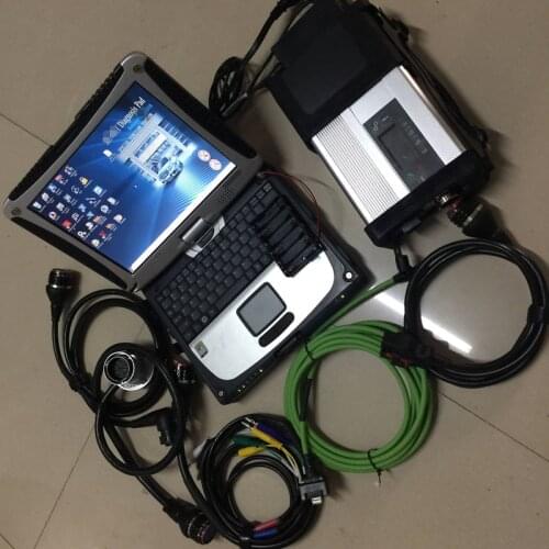 Super mb star c5 sd connect wifi with 2020.12 newest software hdd 320gb installed well in cf 19 touch screen laptop