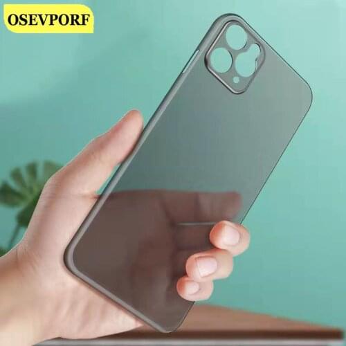 Ultra-thin Matte Soft Shell Transparent Black White Phone Back Case Lens Cover Shockproof Surface for iPhone 11 12 X SE2 7 8Plus