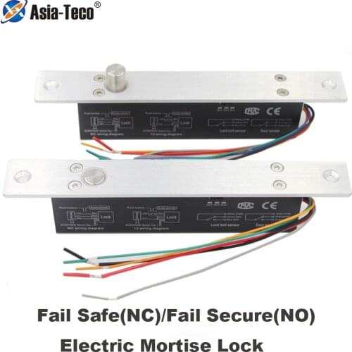 Electric Lock Magnetic Output with Time delay DC 12V Fail Safe fail Secure Bolt Mortise Door Lock NC/NO Electronic Door Lock