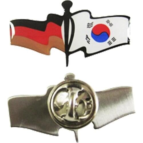 Factory Outlet Metal Badge Custom Flag Badge Lapel Pin