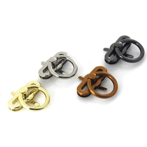 1pcs Fashion Metal Turn Lock Durable Lock Clasp for DIY Handbag Bag Purse Luggage Hardware Closure Bag Parts Accessories