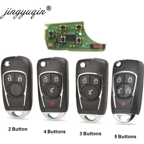 10pcs Modified Flip Key Fob for Chevrolet Cruze Epica Lova Camaro Impala 2/3/4 Button 315Mhz /433Mhz ID46 Chip Remote Car Key