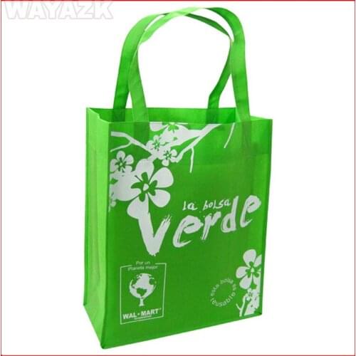 1000pcs/lot) custom logo Polypropylene non-woven reusable shopping bag