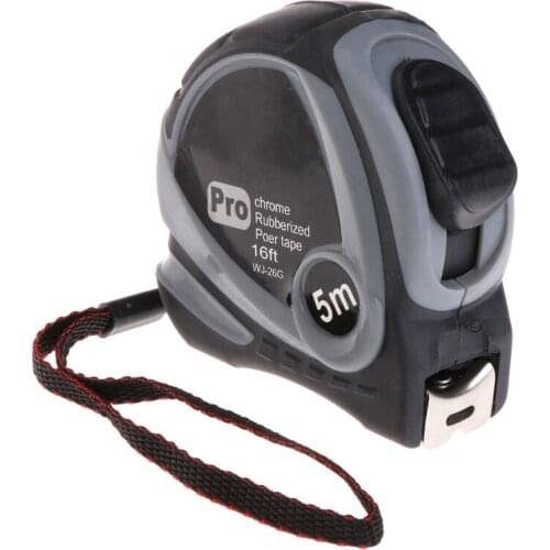 5m 7.5m Retractable Measuring Tape Measure Ruler Rubberized Metric Tape Rule