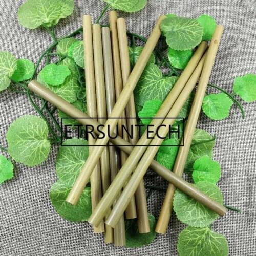 500Pcs Bamboo Straw 19cm/23cm Reusable Straw Organic Natural Bamboo Drinking Straw for Party Bar Accessories