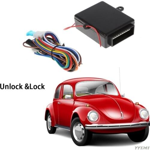 Car Alarm Systems Auto Remote Central Kit Door Lock Locking Vehicle Keyless Entry System with 2 Remote Controllers Universal