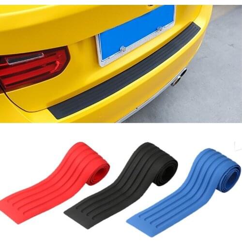 Car Bumper Protector Stickers Guard Rear Back Bumper Protection Strip Sill Scuff Plate Guard Trim Cover Anti-scratch Car Styling