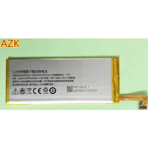 AZK 2380mAh Li3823T43P6hA54236-H For ZTE Blade S6 Z7 mini NX507J Star 1 Star 2 S2002 S2003 S2005 G720T G720C Geek II Battery