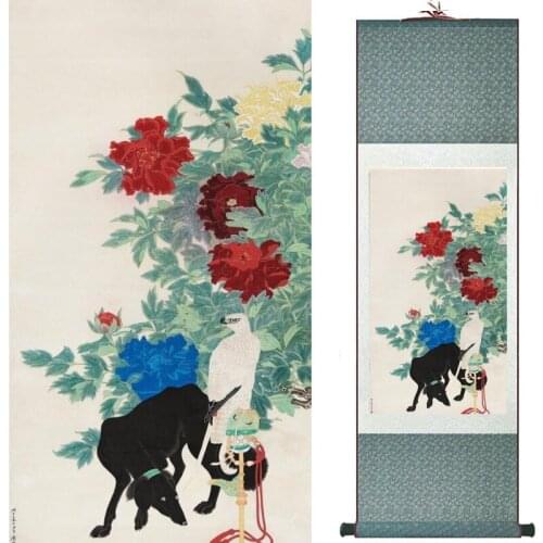 Flowers painting Chinese traditional art painting home decoration paintings20190905005