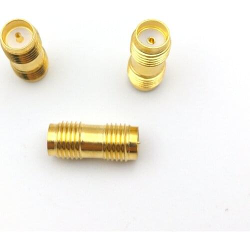 1000pcs gold SMA female to RP SMA female jack RF connector