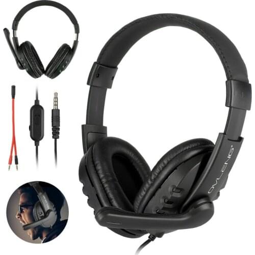 Gaming Headphone Stereo Sound Noise Isolation Smooth Mic And Volume Control Headphone Comfortable And Light Weight Headset