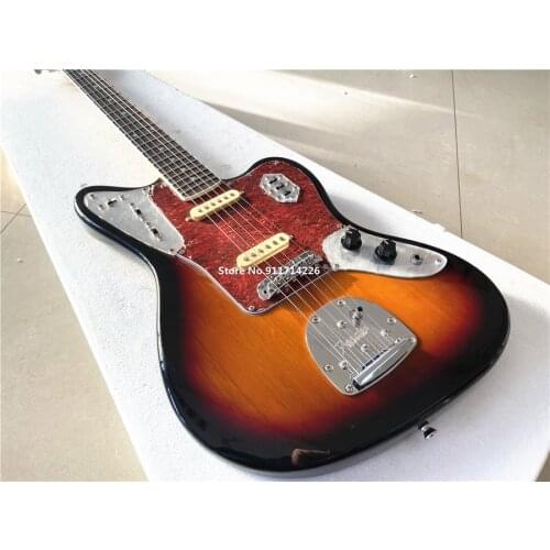 Inheriting classic sunset jazz electric guitar can be customized free shipping