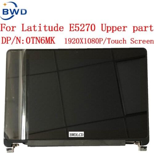 LP125WF1-SPG4 LTN125HL01 12.5inch LCD LED Touch Screen Upper part with frame For DELL Latitude E5270 DP/N 0TN6MK TN6MK