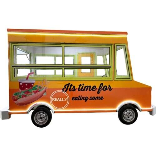 Multifunction Food Truck Electric Crepe Kiosk Warm Cooking Equipment Catering Trailer Mobile Food Cart for Sale