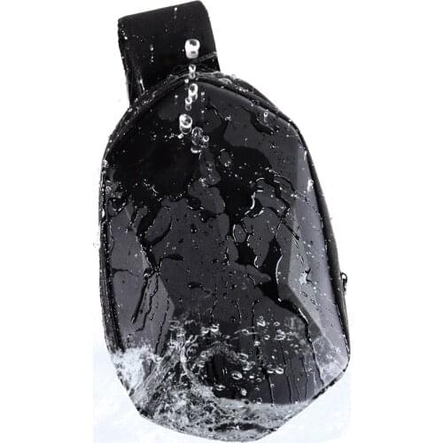 Multifunction Hard Shell Unisex Riding Chest Pack Waterproof Cycling Bike Sling Backpack Sports Shoulder Bag Outdoor Sports