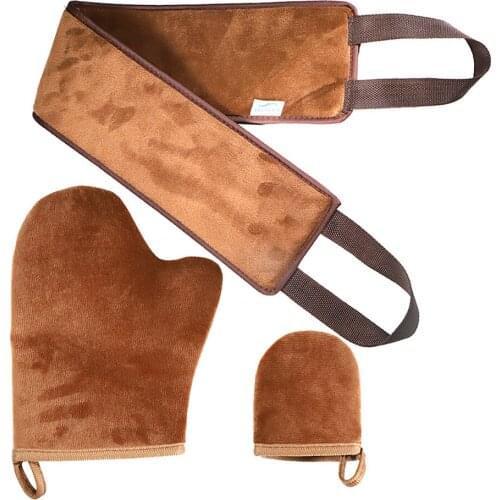 Self Tanning Mitt Applicator Kit Face Tan Mitt Washable Reusable Glove Tools