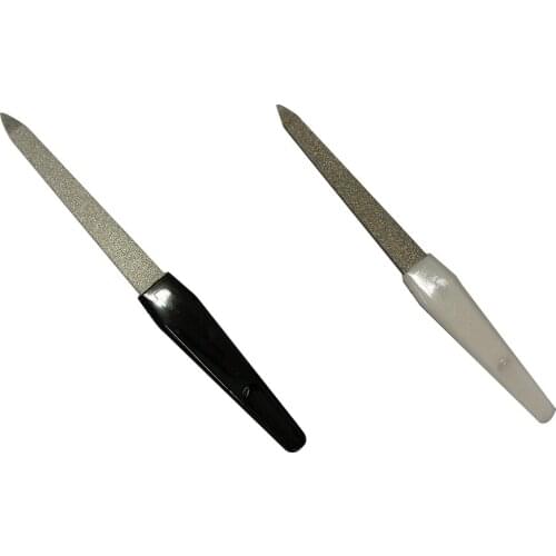 Brand New 5PCS/Set Plastic Handle Metal Double Sided Nail Files Home Nail File DIY Manicure Pedicure Tool