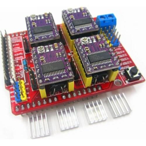 New New cnc shield v3 engraving machine / 3D Printer / + 4pcs DRV8825 driver expansion board