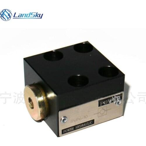 Hydraulic system flapper check valve RVP6-10 industrial check valves directional control valve operation