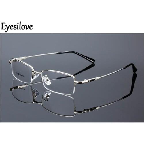 Eyesilove metal Finished myopia glasses Nearsighted Glasses prescription glasses for men women eyewear diopter -0.50 to -6.00