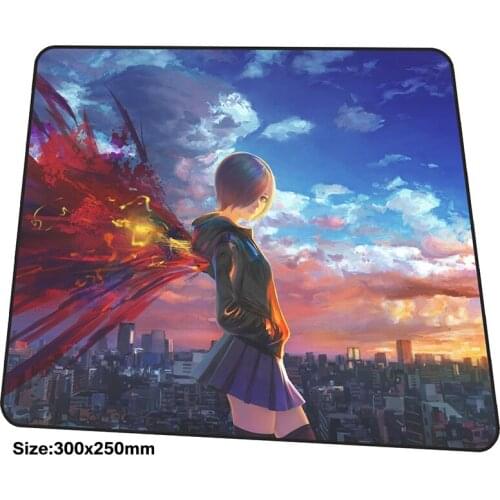 Tokyo Ghoul mousepad 300x250x3mm gaming mouse pad big gamer mat gadget game computer desk padmouse office large play mats