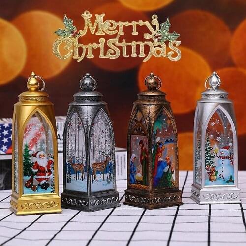Candle Flame Light Castle Festival Party Fairy Light Night Lamp Lantern Xmas 2