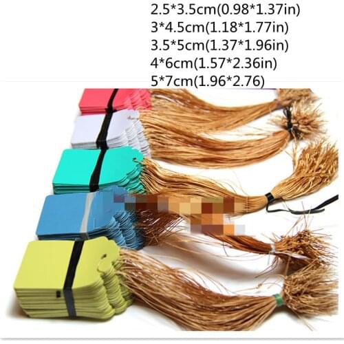 With Rope Plants Hang Tag Labels Seedling Garden Flower Pot Plastic Tags Number Plate Hanging Reusable PVC Garden Tools
