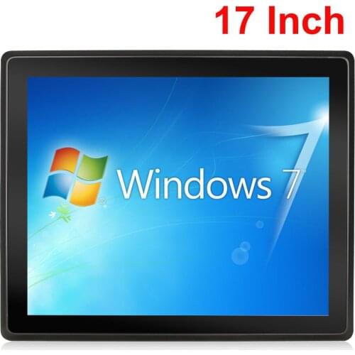17 Inch Industrial Panel PC Vehicle Display Terminal Win10 Linux System Desktop Computer Intel I3 I5 I7 8GB RAM WiFi RS232 RJ45