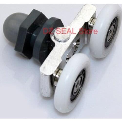 8 pcs shower door rollers wheels runners pulley 19/23/25/27mm Wheels Bathroom Door Runners Sliders Wheels
