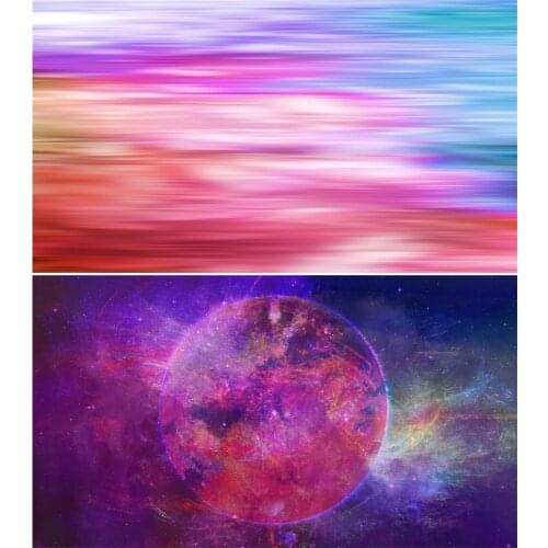 Pink Purple Star Color Vinyl Background Backdrop Photo Props Photography Cloth