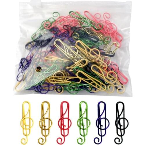 60pcs/bag Creative Cute Cartoon Paper Clips Bookmarks Photo Memo Ticket Clip School Supplies Gifts Office Stationery