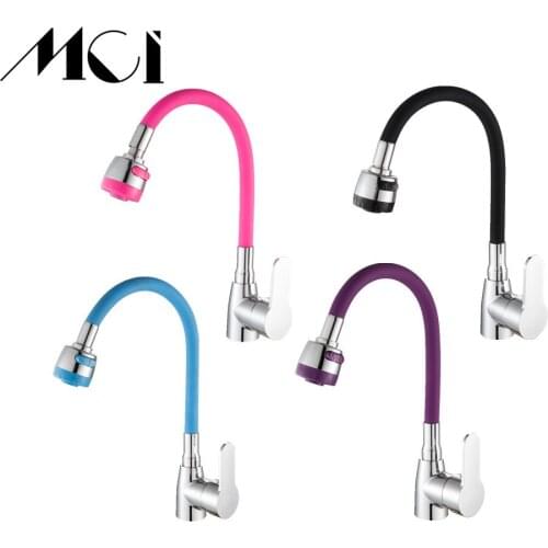 4 color Kitchen Mixer Cold and Hot Kitchen Tap Single lever Hole Water Tap Single Handle Kitchen Faucet Torneira Cozinha Mci