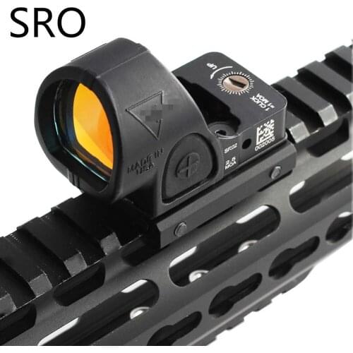 Tactical hunting Glock Red Dot Sight Collimator Sight Mini RMR SRO Rifle Red Dot Scope Sight fit 20mm Rail & Glock Mount