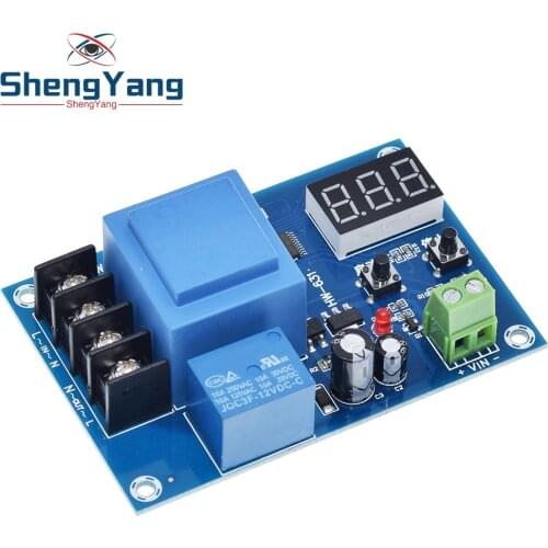 XH-M602 Digital Control Battery Charging Control Module AC 220V Lithium Storage Battery Charger Control Switch Protection Board