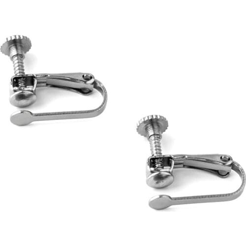 10pcs 12x15mm Stainless Steel Earring Clips no allergy Ear Hook for Jewelry Making Earring Findings DIY Accessories Z1100