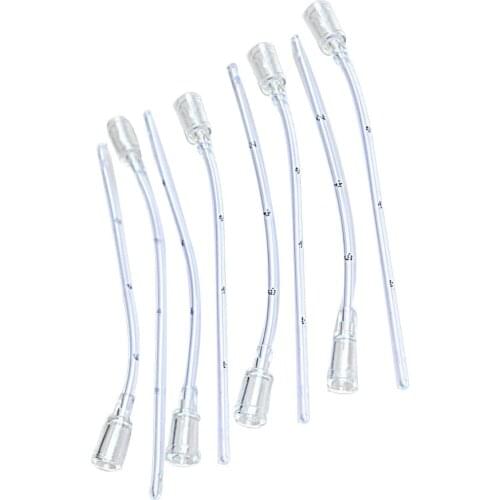 100pcs/pack Disposable Enema Tubes Rectal Catheter Flush Head Anus Bowel Silica Gel Soft Tube Import Enema Tool 2.0mm*80mm