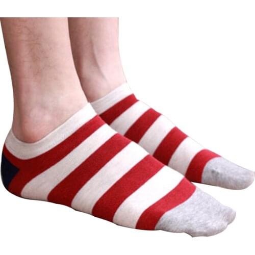 5 pairs / Lot mens socks 2017 spring / summer / autumn new cotton brand men socks boat socks for Mens socks