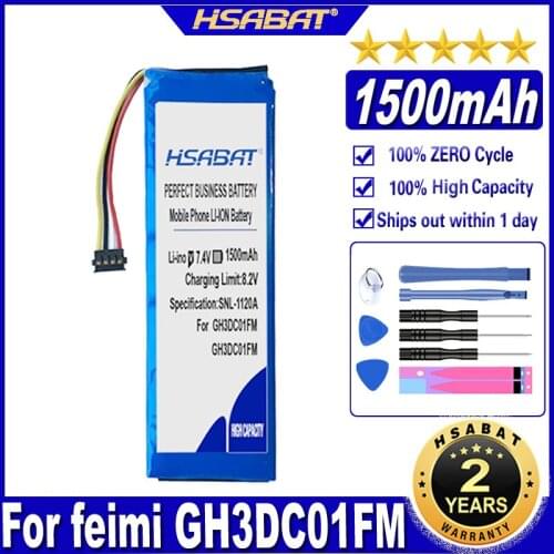 HSABAT GH3DC01FM 1500mAh Battery for GH3DC01FM Batteries