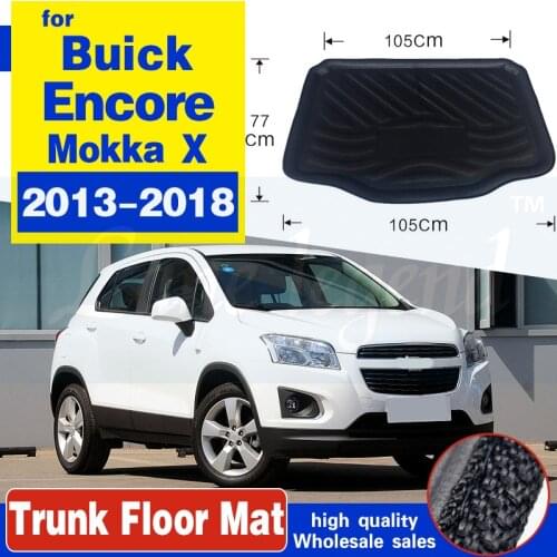 Accessories For Buick Encore Opel Vauxhall Mokka X 2013 - 2018 Rear Trunk Cargo Boot Mat Liner Tray Floor Carpet 2014 2015 2016