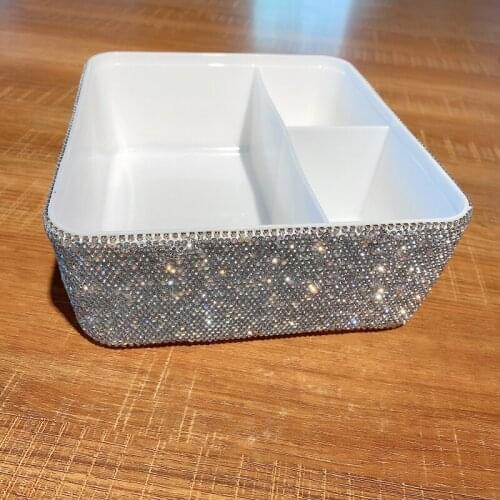 Diamond storage box shining stick drill brush rack cosmetic box living room desktop jelly finisher grid storage cabinet finisher