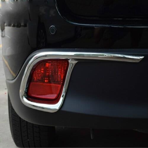 Car Rear Fog Light Cover Sticker For Toyota Highland 2015-2019 Car Chromium Styling For Highland 2018 Accessories Parts Gifts