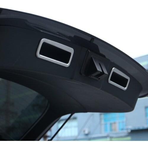 Car ABS Accessories For Lexus NX NX200 Car Rear trunk handle bright frame decorative patch Trim Modified sequins