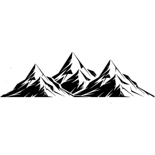 17.4cm*5.1cm Mountains Room Car Stickers Fashion Personality Creativity Car Styling stickers accessories