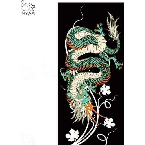 Dragon Bath Towel Colorful Printed for Boys Shower Towel Black serviette Soft Microfiber Beach Towel 70x140cm