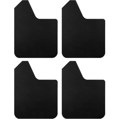 4pcs Car Pickup Truck Mud Flaps Multipurpose Wear-Resistant Sprayability SUV Front Rear Fender Splash Guards with Screws