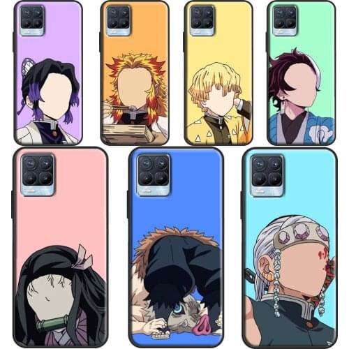 Anime Demon Slayer Rengoku Kyoujurou For OPPO Realme 8 Pro Q3 6 7 Pro GT Neo C3 C21 Case For OnePlus 9 8 Pro Nord 8T 9R Cover