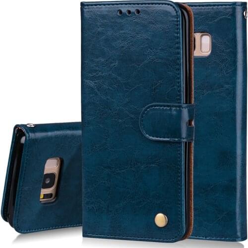 Leather Wallet Case For Samsung Galaxy S3 S4 S5 S6 S7 Edge S8 S9 Plus I9300 I9500 Card Stand Flip Case Phone Cover Coque Fundas